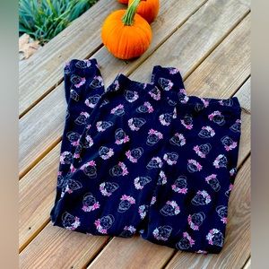 Torrid floral skull leggings